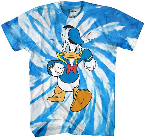 Disney Donald Duck Wash Tie Dye World Disneyland Funny Mens Adult