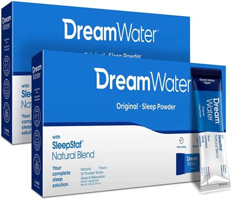 Dream Water Sleep Aid Powder Gaba Melatonin 5 Htp Snoozeberry 60