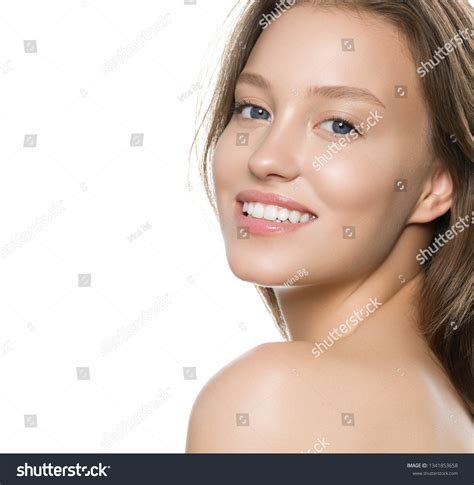 Healthy Skin Beautywoman Face Healthy Beautiful Stock Photo 1341853658