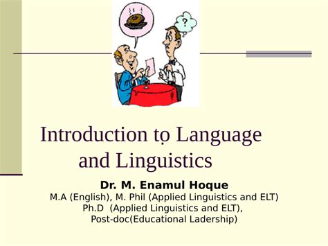 Pdf Introduction To Language And Linguistics