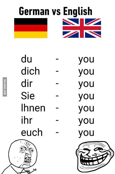 German Vs English 9gag
