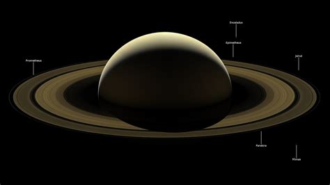 Image Of Saturn Captured By Nasa Cassini Probe Before Its Grand Finale
