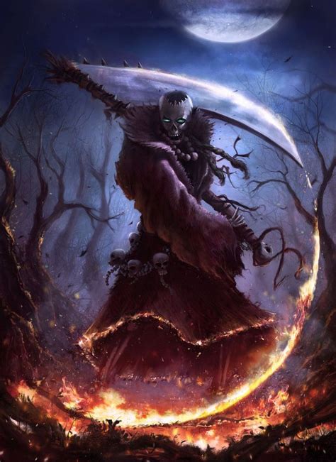 Новости Grim Reaper Reaper Dark Fantasy Art