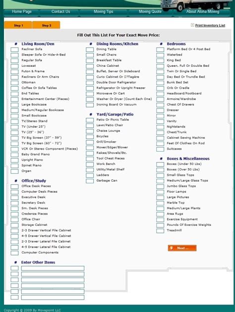 24 Moving Box Inventory List Template Sample Templates Sample