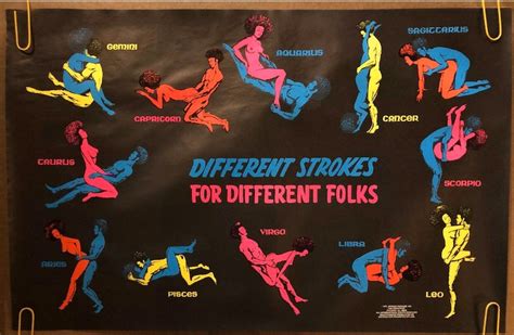 Blacklight Poster Sex Position Different Strokes Different Etsy