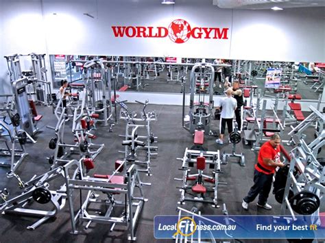 World Gym Free Weights Area Ashmore One Of The Largest Free Weight