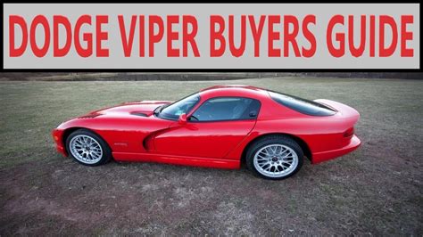 Dodge Viper Buyers Guide Gen 2 1996 2002 Youtube