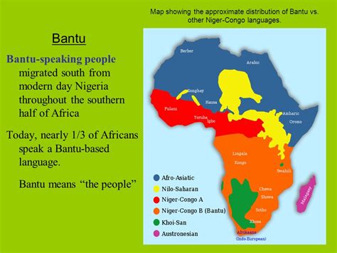 Bantu Expansion Map