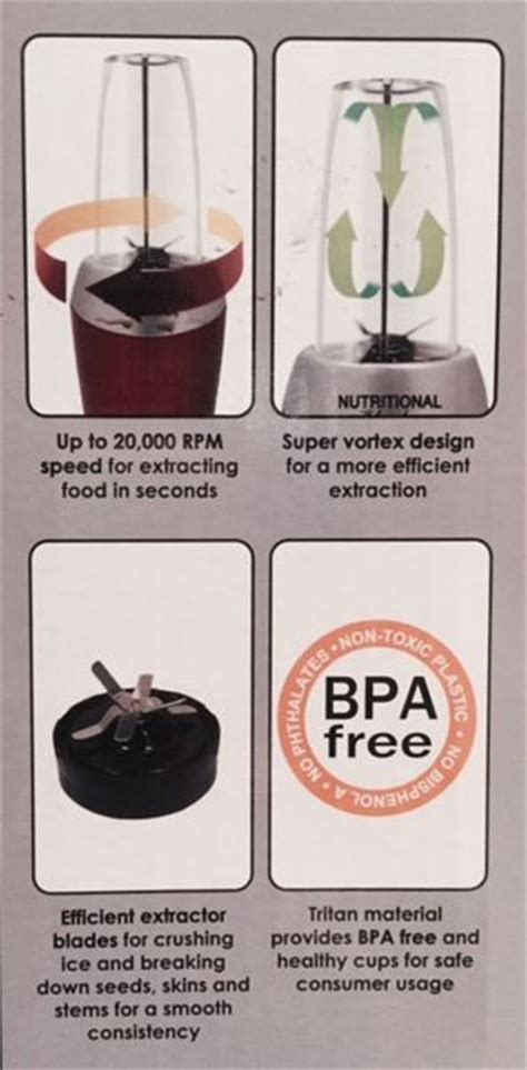 New Professional 1000w Nutritional Blender Extractor Like Nutribullet