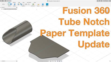 Fusion 360 Unfolding Sheet Metal Tubing Update Youtube