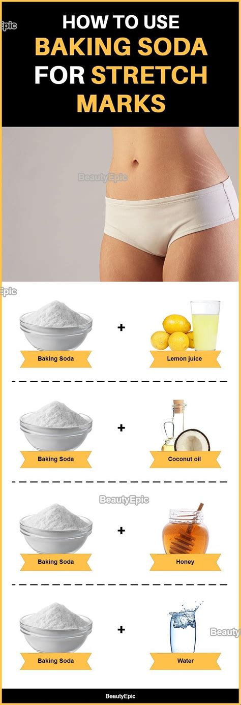 How To Use Baking Soda For Stretch Marks BakingSodaAndCoconutOil Baking Soda And Honey