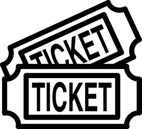 Make a ticket logo design online with brandcrowd's logo maker. Cinema Tickets For A Couple Svg Png Icon Free Download ...