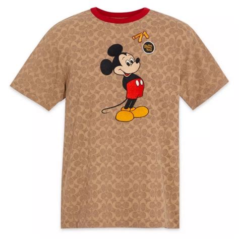 Coach Tops Nwt Disney X Coach Mickey Mouse Signature T Shirt Unisex Poshmark