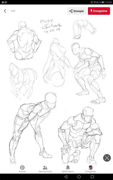Pose du corps à réaliser Art reference poses Drawing reference