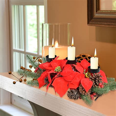 Buy Artiflr 22inch Christmas Candle Holder Centerpiece Christmas Op