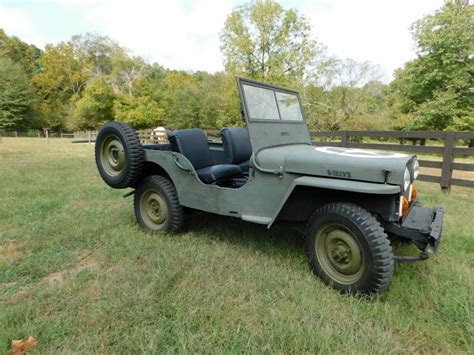 1947 Jeep Willys Cj2a Military For Sale