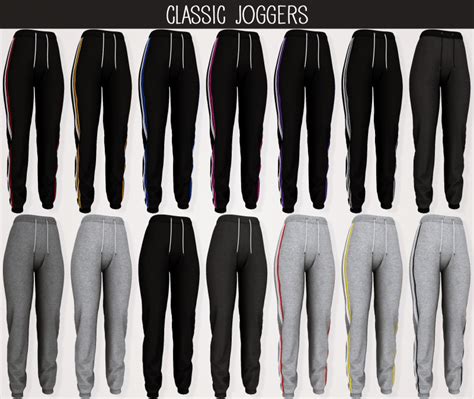Elliesimple Classic Joggers The Sims 4 Download Simsdomination In
