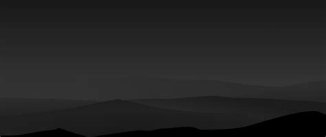 2560x1080 Dark Minimal Mountains At Night 2560x1080