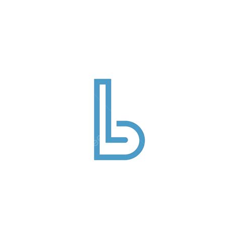 Konsep Desain Ikon Huruf B Logo Geometris Minimal Hitam Vektor Hitam