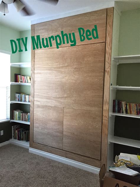 Lay out and drill for the hardware. {Junk in their Trunk}: DIY Murphy Bed (Wall Bed)