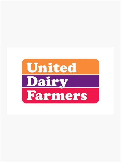 United Dairy Farmers Sticker For Sale By Yuqil Redbubble