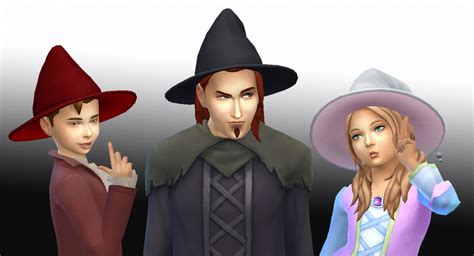 My Sims 4 Blog Witch Hat Conversion By Kiara24 Mystuff