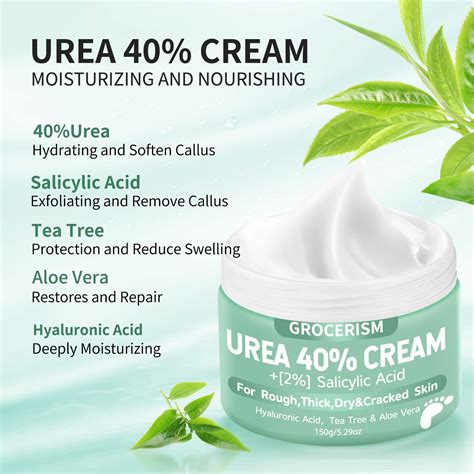 Buy Urea Cream Percent For Feet Plus Salicylic Acid Oz Foot Cream And Hand Cream