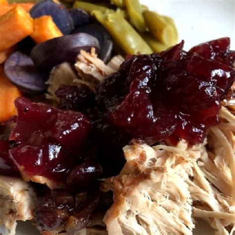 Slow cooked until meat falls off the bone with a slightly sweet and sour sauce to go with it.submitted by: Slow Cooker Cranberry Pork Loin | Recipe in 2020 | Crock ...