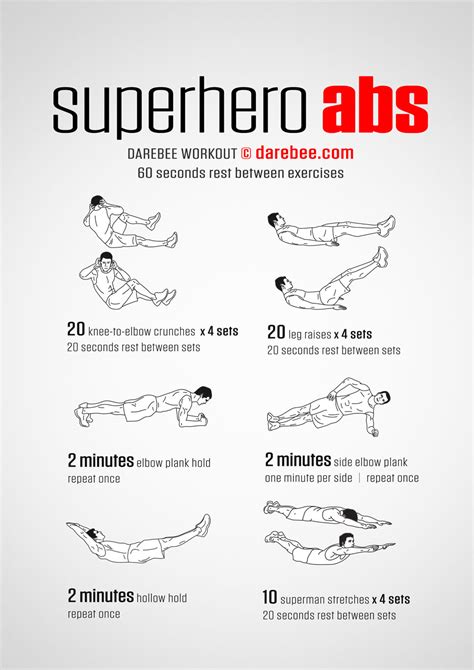 Superhero Abs Workout