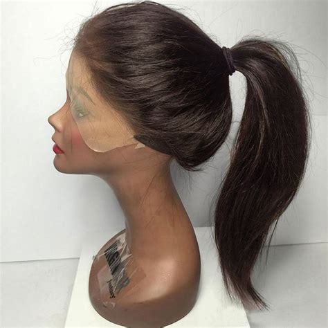 29 Off 2021 Women Long Ponytails Straight Lace Frontal Synthetic Wig