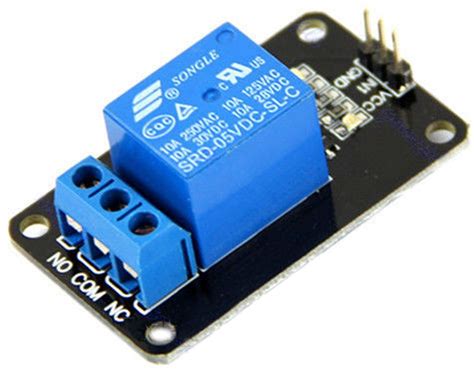 5v One 1 Channel Relay Module Board Blue Pcb Electronics
