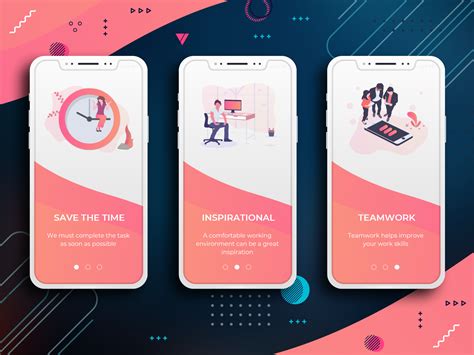 Welcome Intro Screen Mobile App Design Uplabs