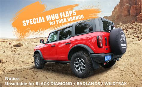 Octomo Mud Flaps Splash Guards For Ford Bronco Accessories 2023 2022
