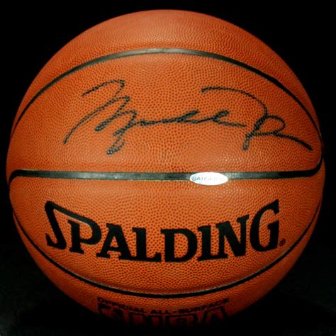 Michael Jordan Signed Basketball Uda Coa Pristine Auction