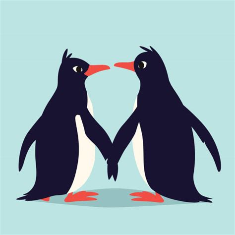 170 Penguins In Love Stock Illustrations Royalty Free Vector Graphics