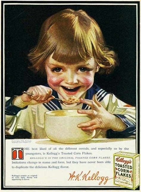 You know what graham crackers and cornflakes are right? Kelloggs 1916 | Kelloggs, Corn flakes