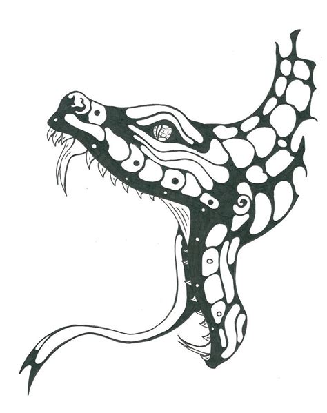 Snake Head Drawing Side View Free Download On Clipartmag
