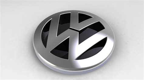 Volkswagen Logo Free 3d Model Max 3ds Stl Sldprt Sldasm Slddrw