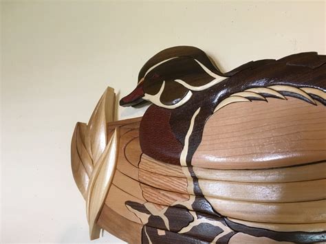 Wood Duck Intarsia Etsy