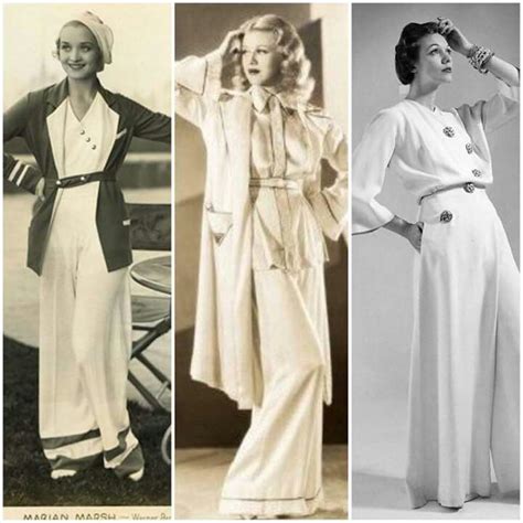 Moda anni 30 donne foto. Pigiama palazzo 30s (With images) | Vintage fashion 1930s, Pants women fashion, 1930s fashion ...