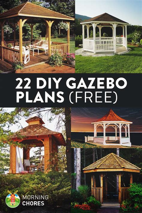 22 Free Diy Gazebo Plans And Ideas To Build With Step By Step Tutorials