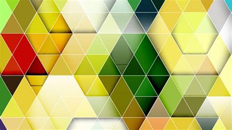 Colorful Triangles Hexagon Geometric Background Hd Geometric Wallpapers