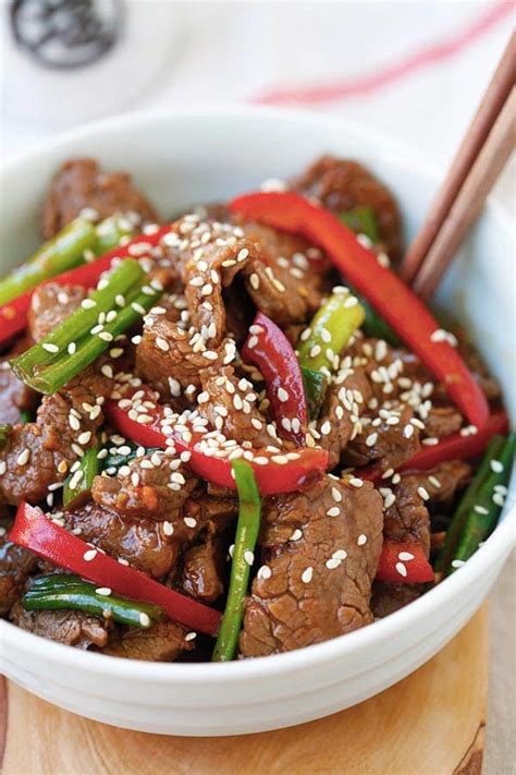 Prepared simply, and eaten quickly) the ingredients in the photo are 2 times more than in the recipe, tk prepared for guests). Sesame Beef | Easy Delicious Recipes