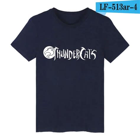 thundercats emblem short sleeve tee shirt men cotton fashion black