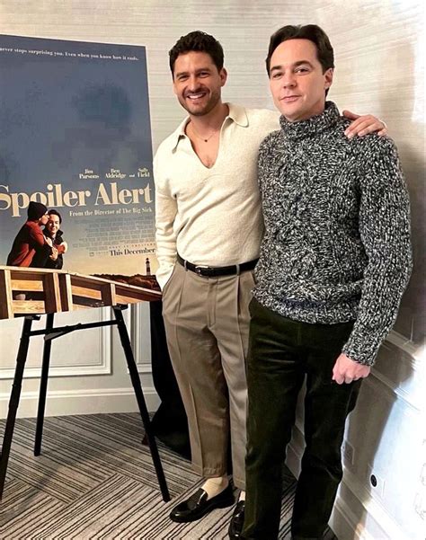 Ben Aldridge And Jim Parsons Chatting About ‘spoiler Alert Film