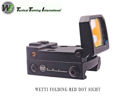 Wetti Flip Up Red Dot Sight We Tactical Training International