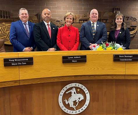 New Clovis City Council Members Sworn In New Mayor Selected City Of