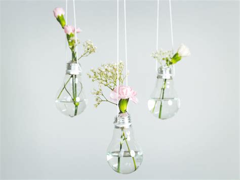 Light Bulb Vases Are The Creative Way To Bring The Outdoors In