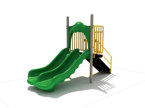 Free Standing Double Wave Slide Kinetic Recreation