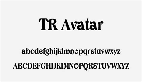 Tr Avatar Font Font Tr